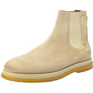 HUGO Chaol_cheb_SD, Chelsea_Boot voor heren, Medium Beige, 45 EU