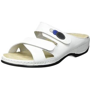 Berkemann dames felia pantoffel, wit, 40 EU