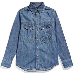 G-STAR RAW Dakota Evergreen Regular overhemd, Blauw (Faded Seasalt D23006-d539-g337), XS