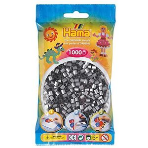 Hama 207-62 Strijkkralen, 1000 stuks, zilver