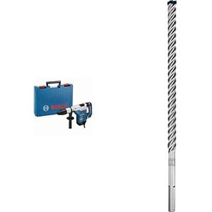 Bosch Professional boorhamer GBH 5-40 DCE (1150 watt, 8,8 J slagenergie, aantal slagen 1500-3050 min-1) & Bosch Professional 1x Expert SDS max-8X hamerboren (voor Gewapend beton, Ø 25,00x520 mm)