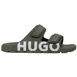 HUGO - Evander_Sand_lg - Slip-On - Donkergroen - Heren