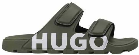 HUGO - Evander_Sand_lg - Slip-On - Donkergroen - Heren