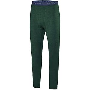 Black Crevice Merino onderbroek voor heren, hoogwaardig merino ondergoed voor heren, van 70% merinowol en 30% polyester, temperatuurregulerende merino onderbroek voor heren, forest green/antraciet, L