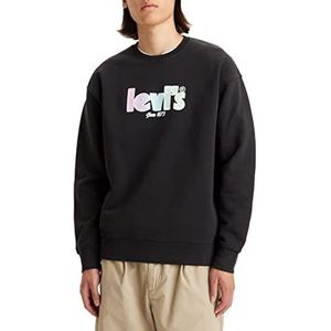 Levi's New Original Felpa Nera da uomo 38712-0054, zwart., M