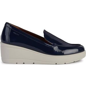 Geox Dames D ILDE B Loafer, Navy, 41 EU, Donkerblauw, 41 EU