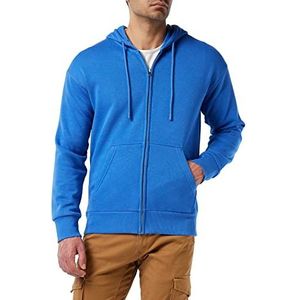 United Colors of Benetton Jas C/CAPP M/L 3J73U5006 sweatshirt met capuchon, middelblauw 21H, XS voor heren