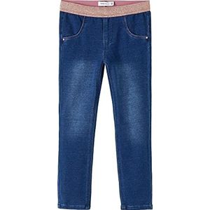 NAME IT Nmfsalli Dnmtorina SWE legging Noos broek voor meisjes, Dark Blue Denim 1, 68