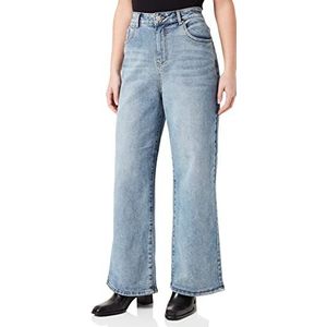 Vila Viwider Dl Hw Wide LBD jeans voor dames, blauw (light blue denim), 36W x 30L