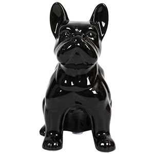 THE HOME DECO FACTORY Sculptuur Bulldog, keramiek, 20 cm, zwart