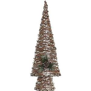 DKD Home Decor LED kerstboom rotan 20 x 13 x 60 cm