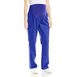 WINK WonderWORK Scrubs for Maternity Cargo Scrub Pants Galaxy Blue