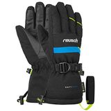 Reusch Kids Maxim GTX handschoenen, zwart/veiligheidsgeel, 6