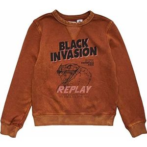 Replay Sweatshirt voor jongens, 621 Burnt, 10 Jaar