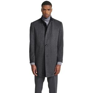 Donkergrijze Tussenjas - Zonder Capuchon - Met Stretchfunctie