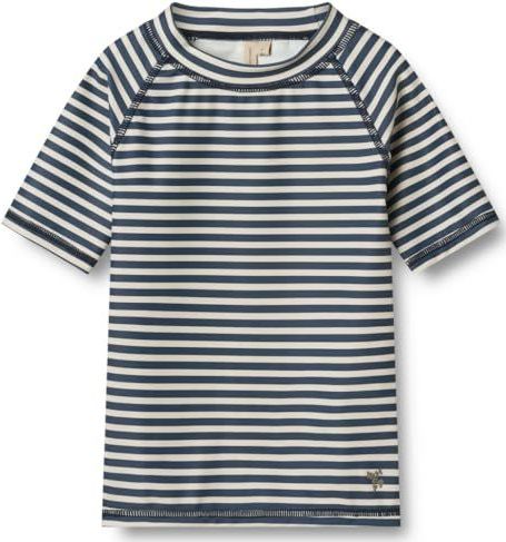 T-shirt - Gestreept - Jersey - Ronde Hals - Kwartmouw