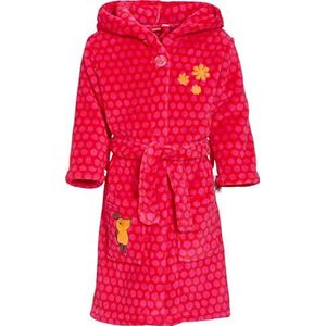 Playshoes - Fleece badjas met capuchon - Muis Roze