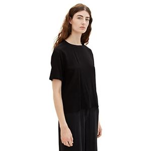 TOM TAILOR Dames 1037271 blouse, 14482-Deep Black, 38, 14482 - Deep Black, 38