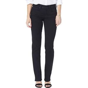 NYDJ Marilyn Straight Jeans voor dames, Zwart, 30