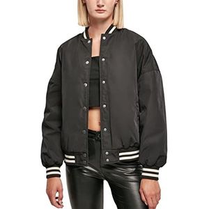 Urban Classics Oversized gerecyclede jas voor dames, Zwart, XL