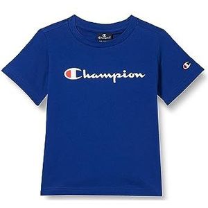 Champion Legacy American Classics B-S-s Crewneck T-shirt voor kinderen en jongens, Wit, 15-16 jaar