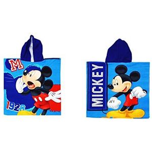 Disney Mickey Mouse poncho van microvezel voor kinderen, Mickey Mouse