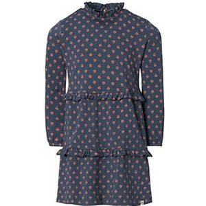 Noppies Kids Meisjesjurk met lange mouwen Kemp Mill Allover Print Kinderjurk, Blue Nights-P609, 92