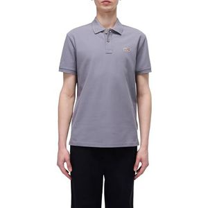 NAPAPIJRI Man Ruggy poloshirt met korte mouwen GRIJZE UIL M