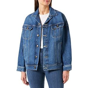 Lee Trucker Denim Jacket voor dames, Blauwe Speed, S