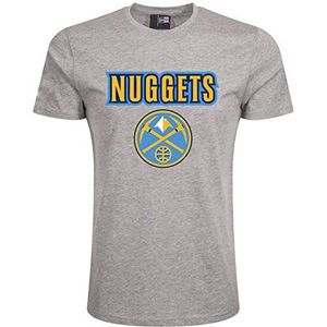 New Era - NBA Denver Nuggets Team Logo T-Shirt - Grijs