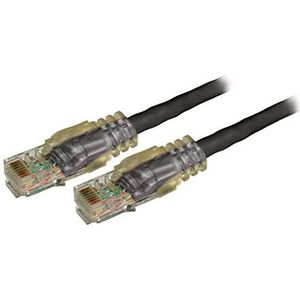 RS PRO Ethernetkabel Cat.5e, 15m, zwarte patchkabel, A RJ45 U/UTP stekker, B RJ45, LSZH