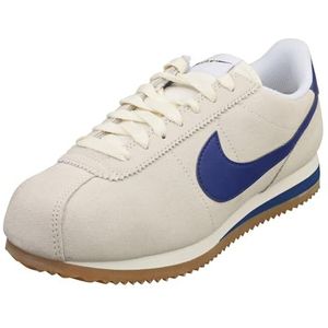 Nike Dames Cortez sneakers, 45,5 EU, Pale Ivory Deep Royal Blue Sail, 45.5 EU