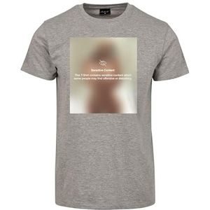 Mister Tee Heren Sensitive Content Tee XL Heather Grey, Heather Grey, XL