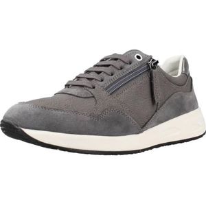 Geox Dames D Bulmya B Sneakers, Dk Stone, 41 EU