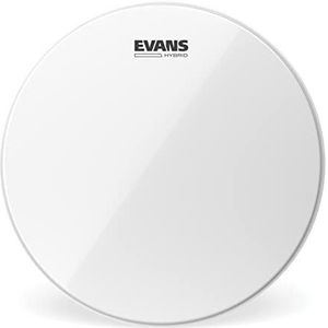 Evans Hybrid White Marching Snaredrumvacht, wit, 14 inch