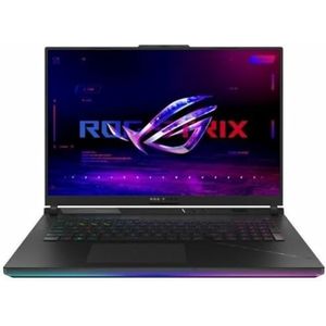 ASUS ROG Strix SCAR 18 G834JYR-R6002W Intel® Core™ i9 i9-14900HX Laptop 45,7 cm (18") WQXGA 64 GB DDR5-SDRAM 2 TB SSD NVIDIA GeForce RTX 4090 Wi-Fi 6E (802.11ax) Windows 11 Home Zwart