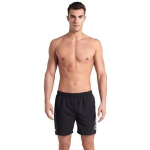 Arena Fundamentals Logo R Boxershorts voor heren, Zwart - Wit, XL