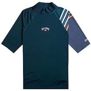 Billabong korte mouw UPF 50 Rash Vest Heren Blauw XL