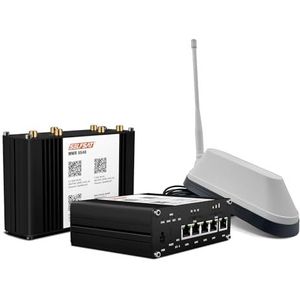 SELFSAT MWR 5540 5G Cat 12 WLAN-router tot 2,6 Gbps incl. Shark 5G antenne wit