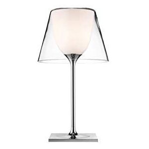 Ktribe F6281000 Tafellamp, tafel 1 glas, 100 W, 31,5 x 31,5 x 56 cm, chroom