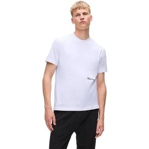 KARL LAGERFELD - Regular Karlism Tee - T-shirt - Wit - Katoen biologisch