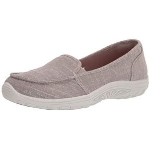 Skechers Reggae Fest-Manzanita Loafer Flat voor dames, Taupe, 42 EU