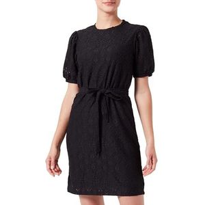 Object Dames Objfeodora S/S korte jurk Noos jurk, zwart, XS