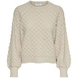 ONLY Onlgilja L/S KNT Noos Pullover voor dames, Pumice Stone, L