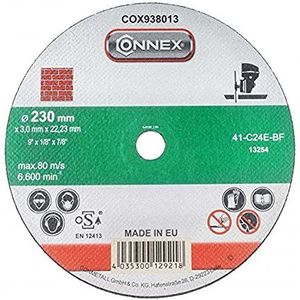 Connex COX938013 slijpschijf voor steen diameter 230 mm, breedte 3,0 mm