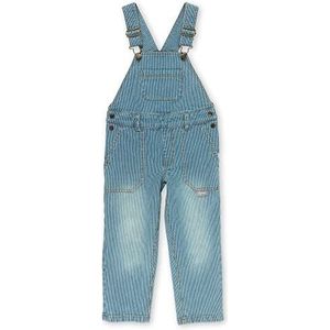 Sigikid Jongens mini jeans tuinbroek van biologisch katoen overall, Blauw/tuinbroek, 104 cm