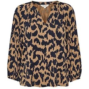 PART TWO MileaPW TS T-shirt, Dark Navy Ikat Leo Print, X-Large Vrouwen