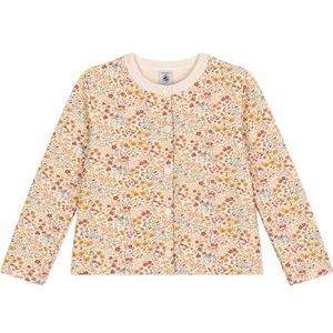 Petit Bateau Vest met lange mouwen voor meisjes, Avalan/Koper/Multico, 10 jaar, lawine/koper/multico, 10 Jaar