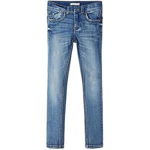 NAME IT Skinny Fit Jeans voor jongens, blauw (medium blue denim), 152 cm