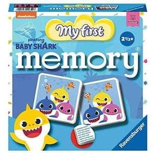 Ravensburger 20650 - Baby Shark memory®, der Spieleklassiker für alle Babyshark Fans, Kinderspiel für 2-4 Spieler ab 2 Jahren